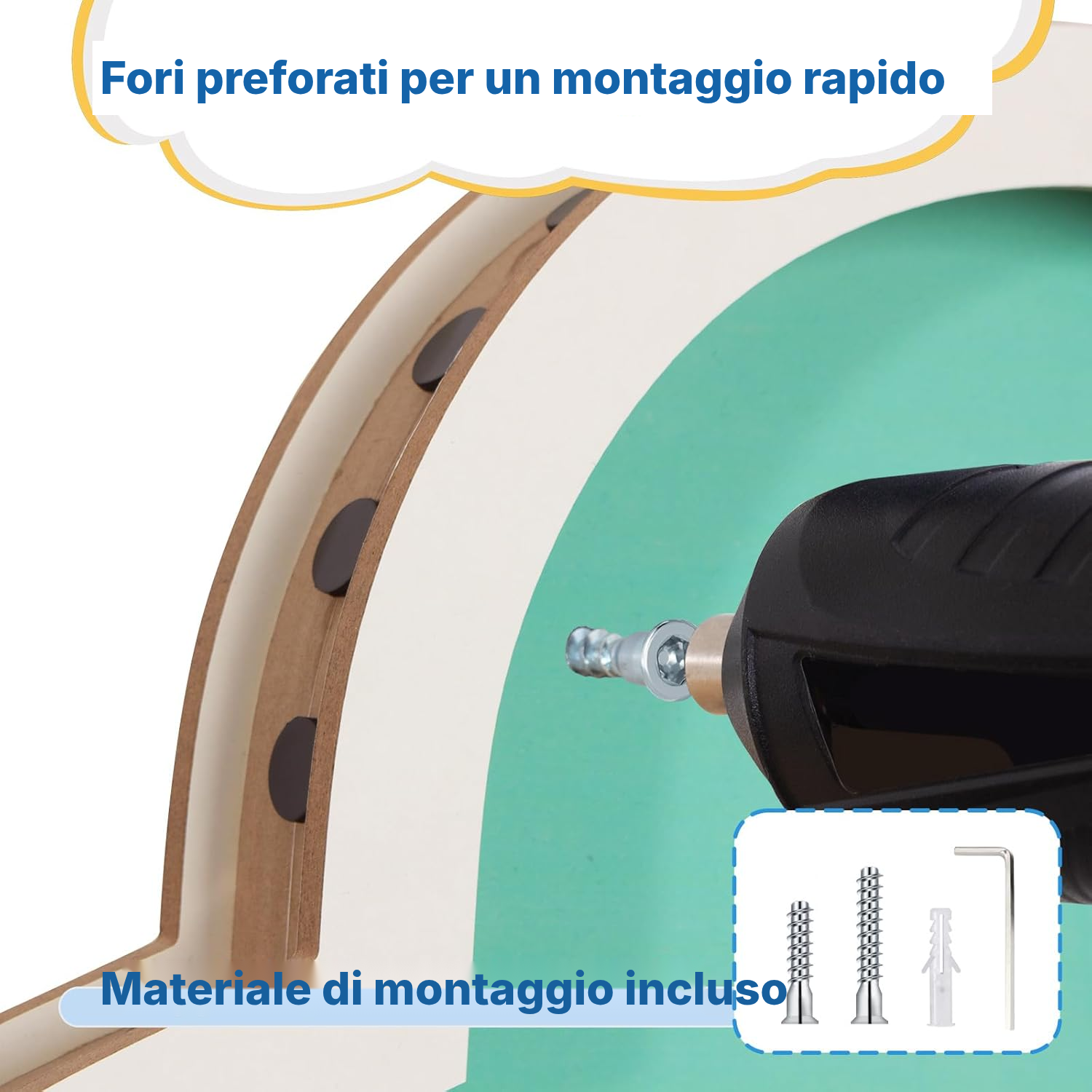 Mensola magnetica per Toniebox/Tonies – UFO, 50 cm — 5