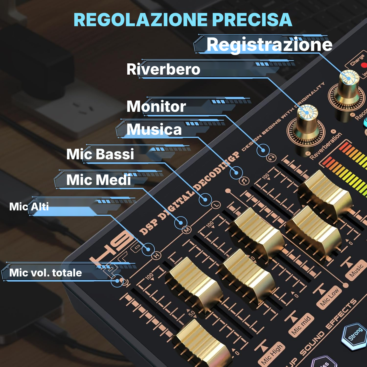 Mixer audio nero: un suono che cattura — 2