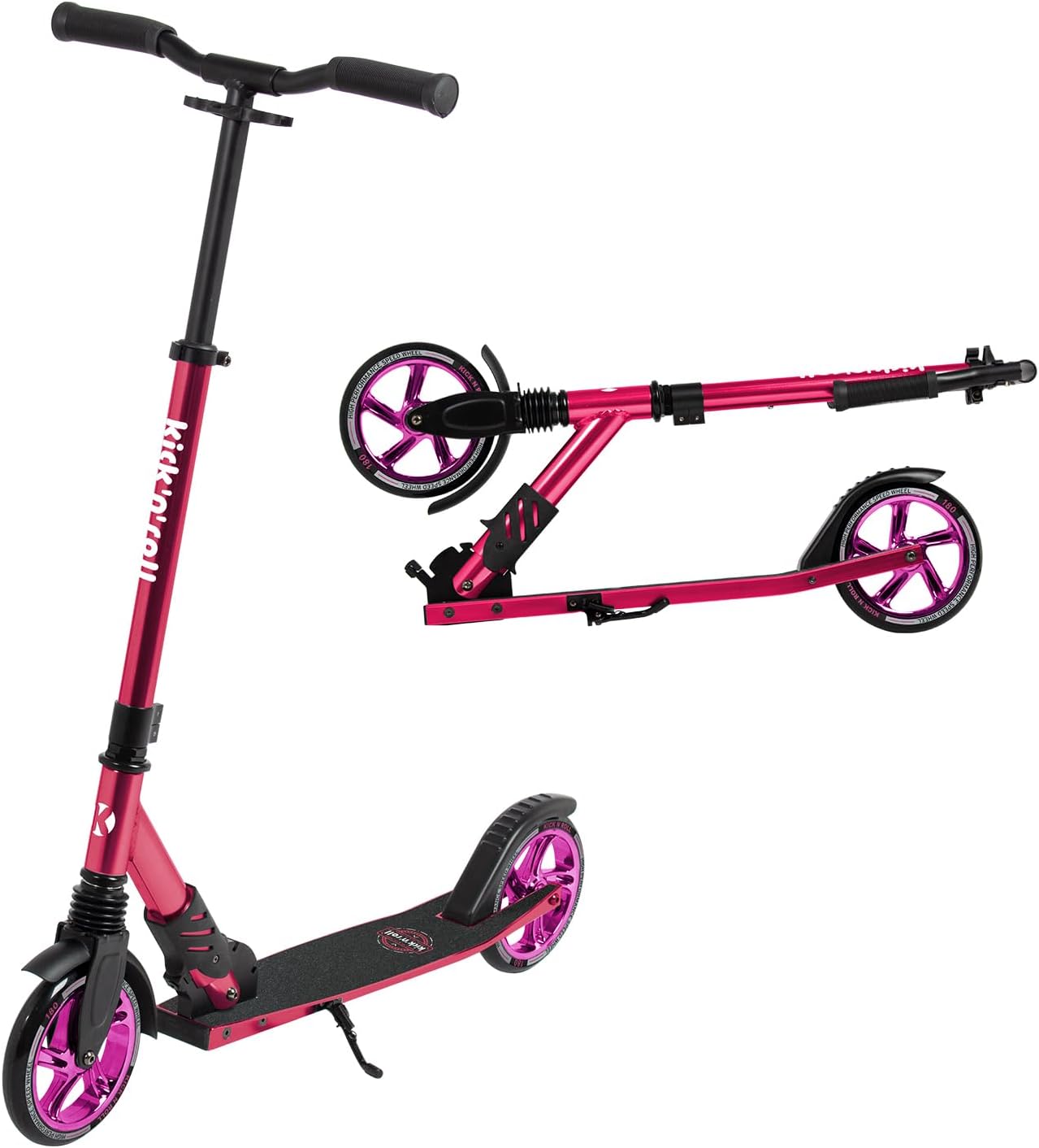 Monopattino per adulti pieghevole rosa 5 kg