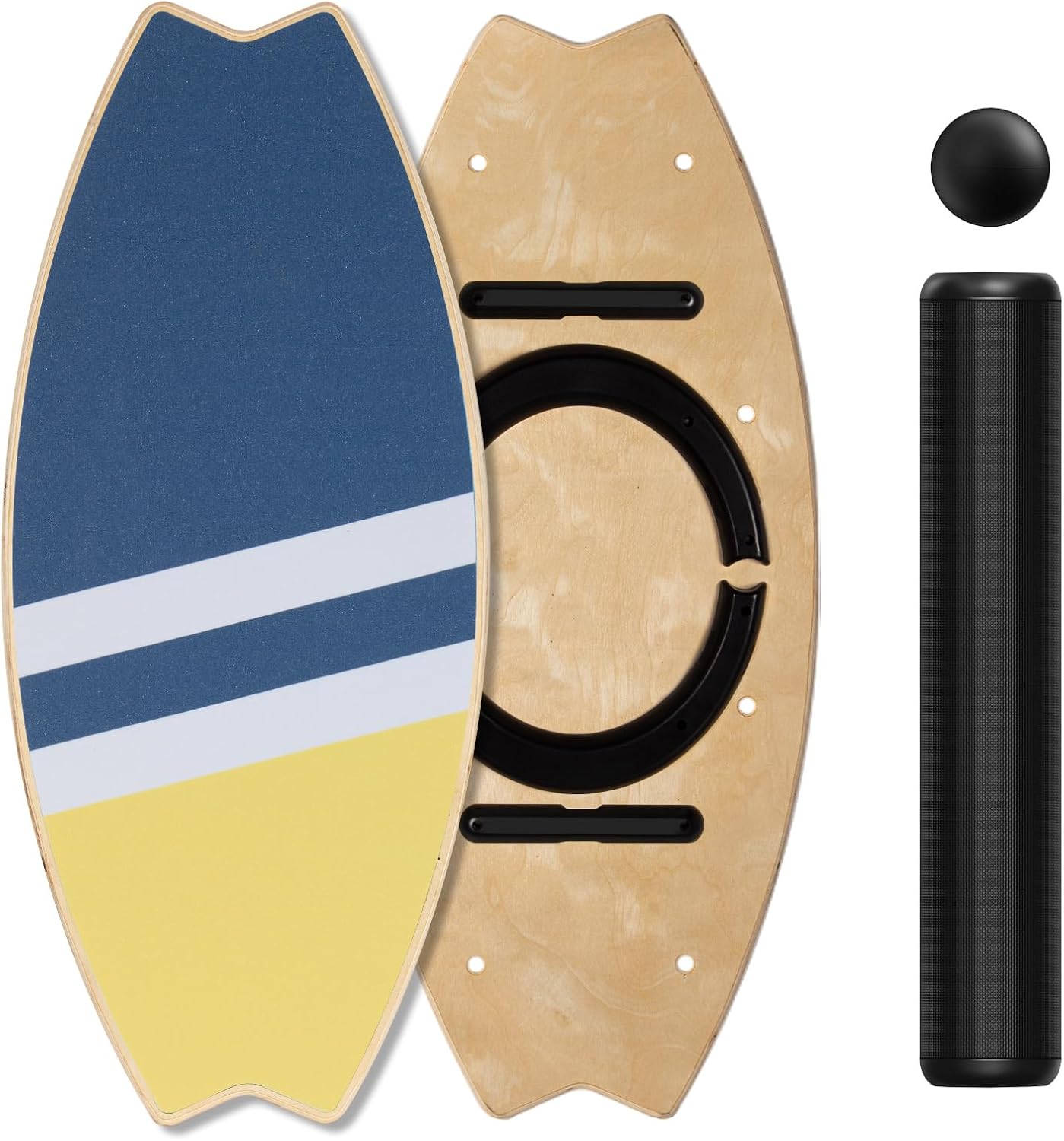 Tavola per equilibrio in legno 85 cm, 7 livelli