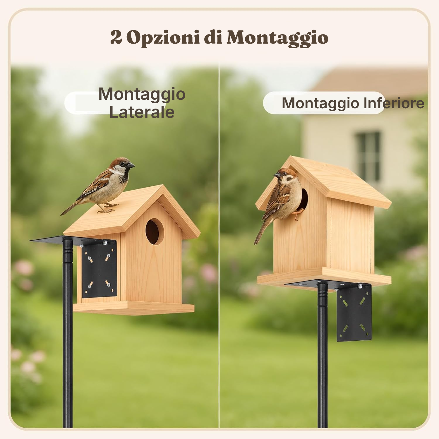 Picchetti da giardino neri 233 × 15 × 15 cm — 5