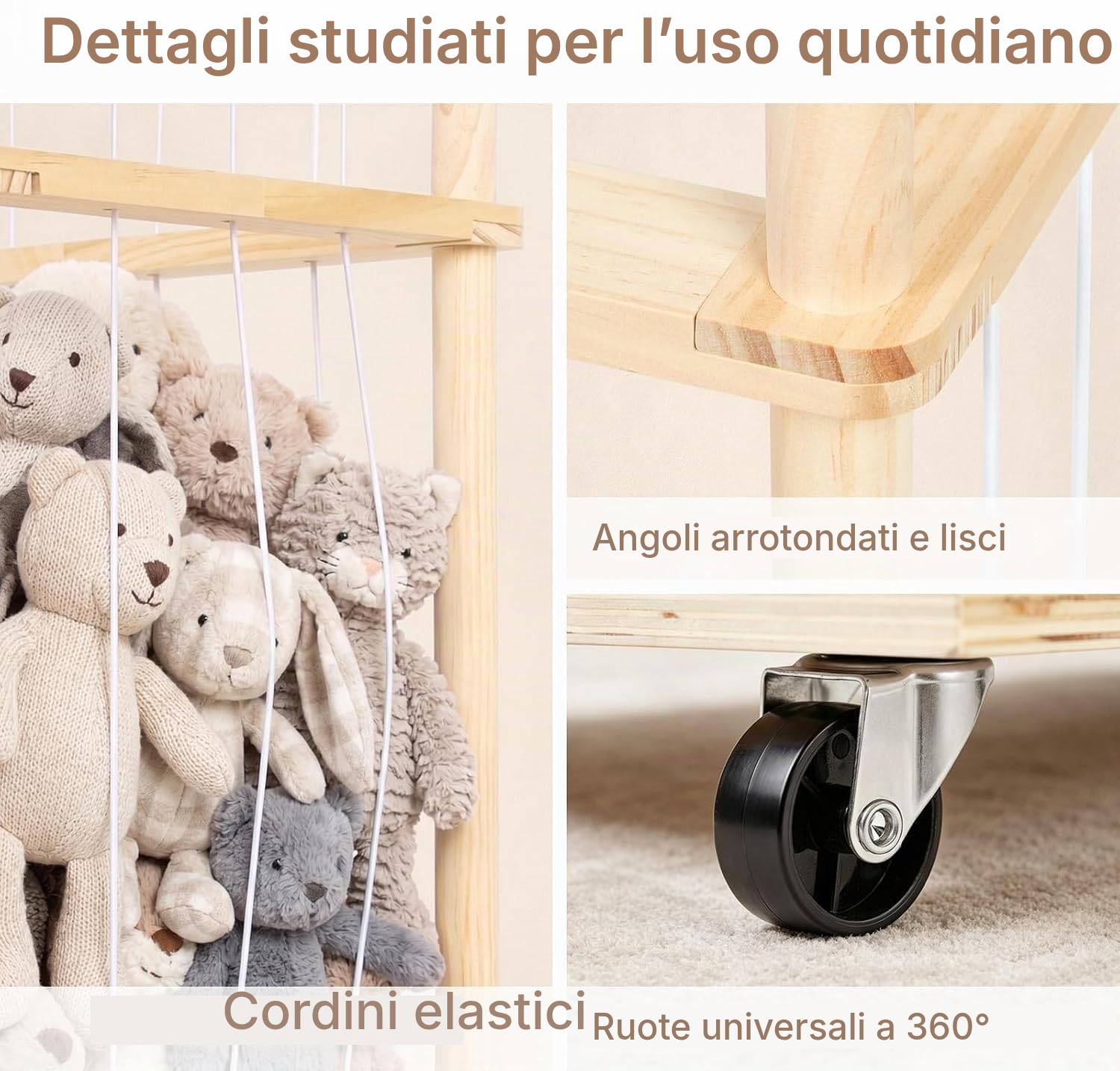 Porta peluche a 2 livelli, 164 cm — 4