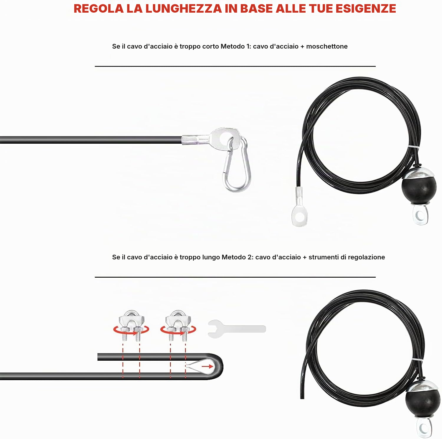Cavi palestra multifunzione – tiraggio casa — 6