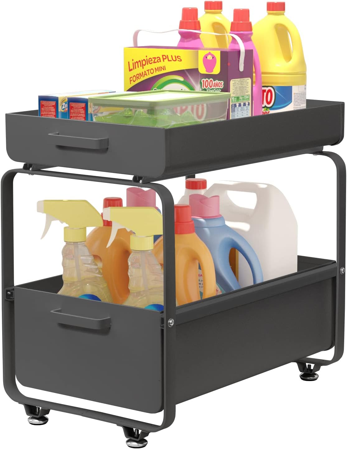 Organizer cucina sottolavello nero – accesso facile — 1