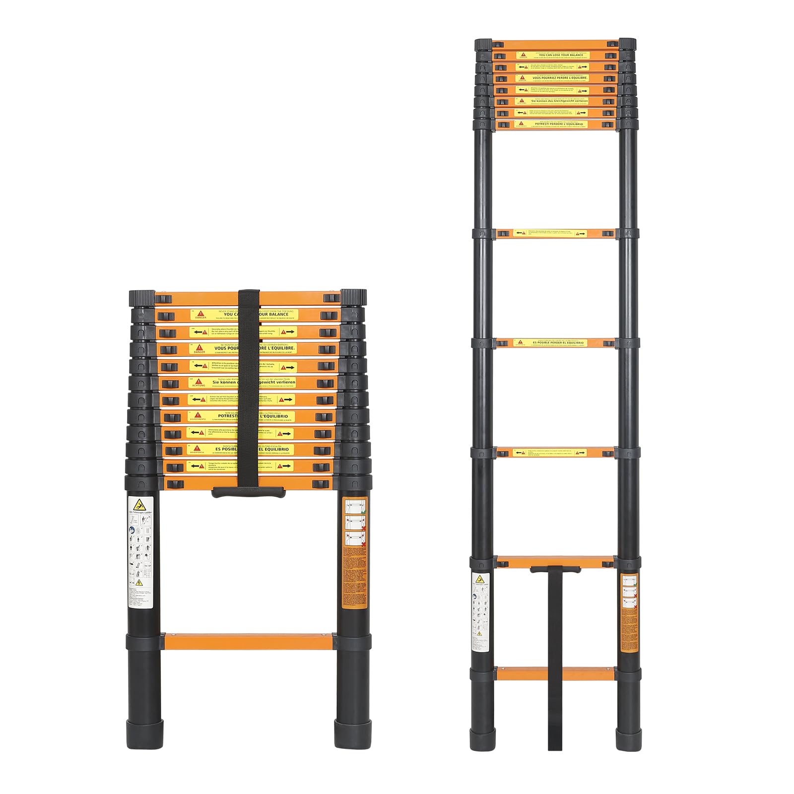 Scala telescopica ad altezza regolabile — 1