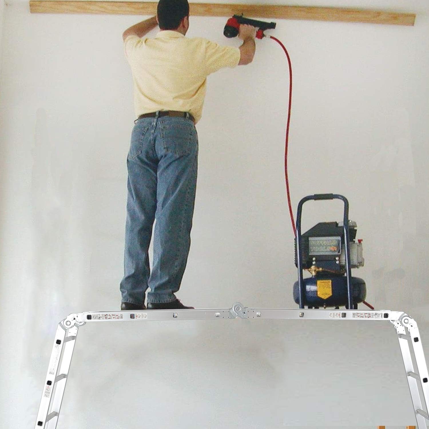 Scala alluminio telescopica 6 in 1 fino a 478 cm — 8