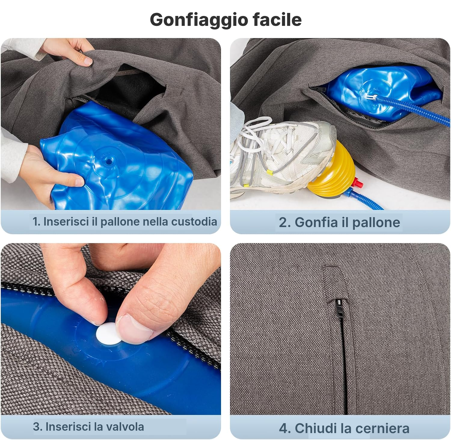 Sedia ergonomica: pallone da scrivania — 4