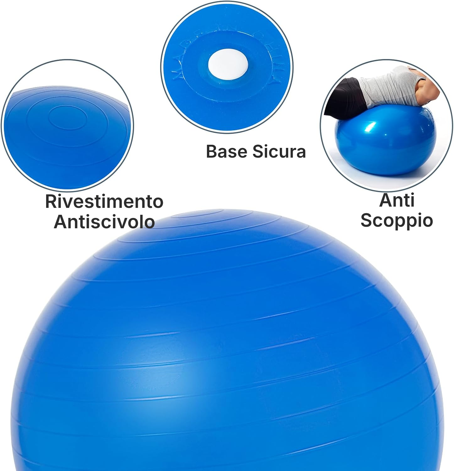 Alternativa: sedia da ufficio ergonomica e palla yoga — 4