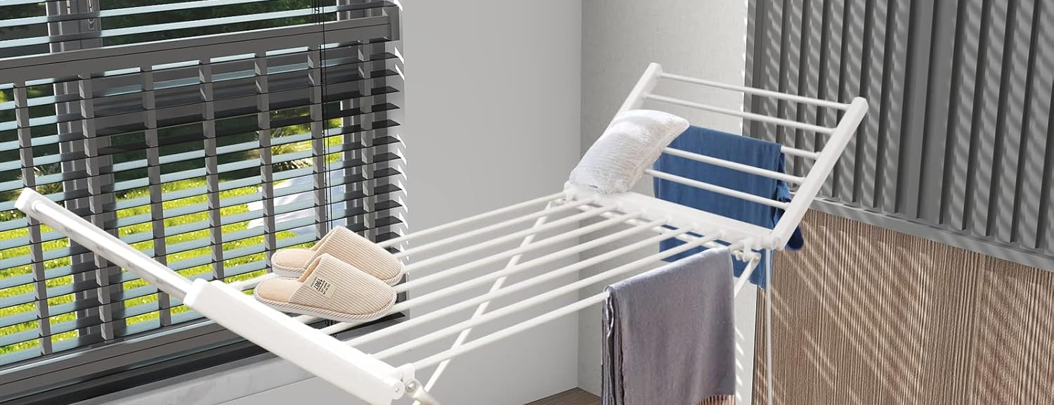Stendino verticale elettrico: asciuga al caldo