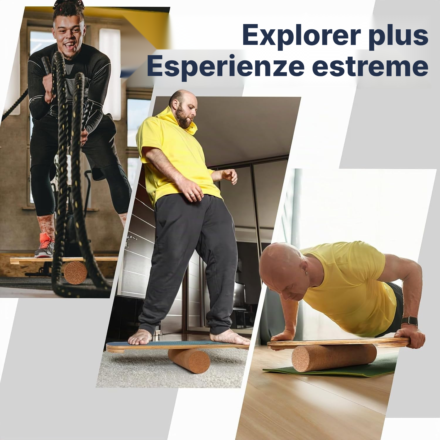 Balance board 74 cm Cocotier classico – 7 livelli — 7