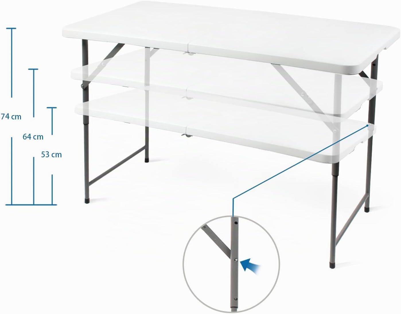 Tavolino da esterno 120 × 74 × 60 cm — 5