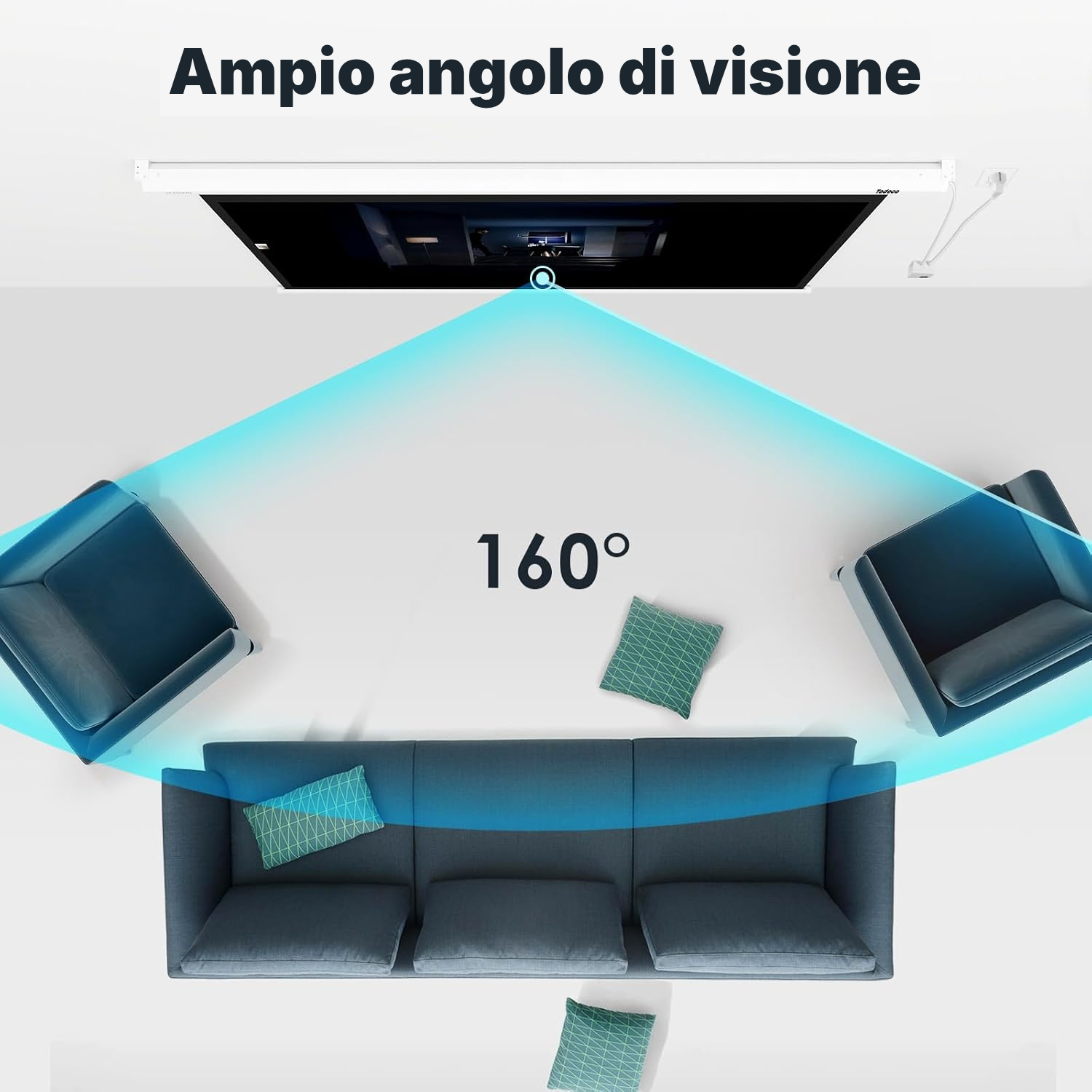 Tela per proiettore motorizzata — 4