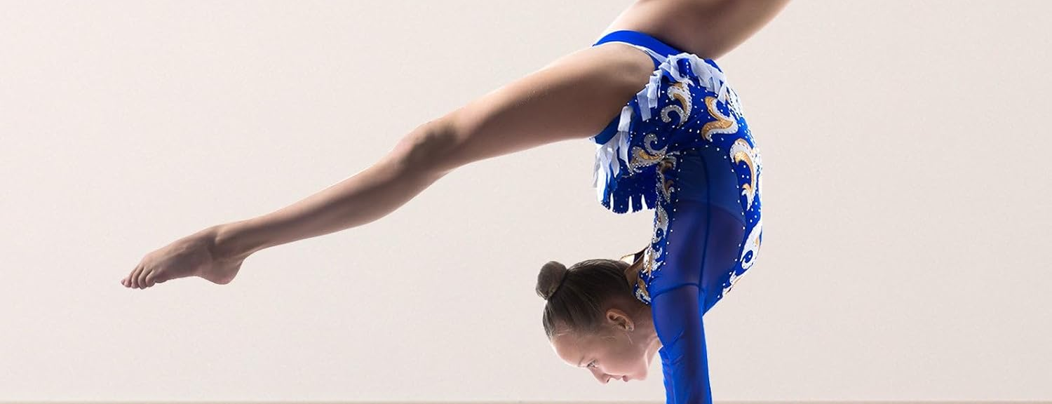 Ginnastica artistica trave viola