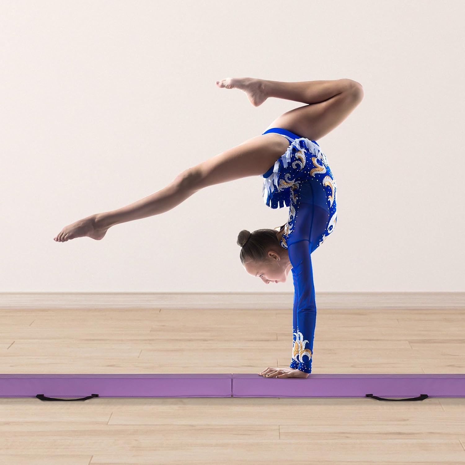 Ginnastica artistica trave viola — 8