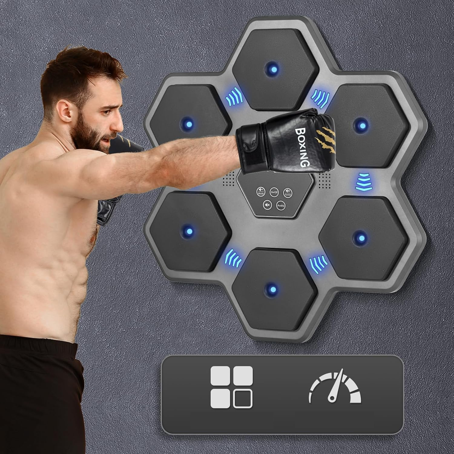 Boksmachine Hexa 45 cm – reflexen — 7