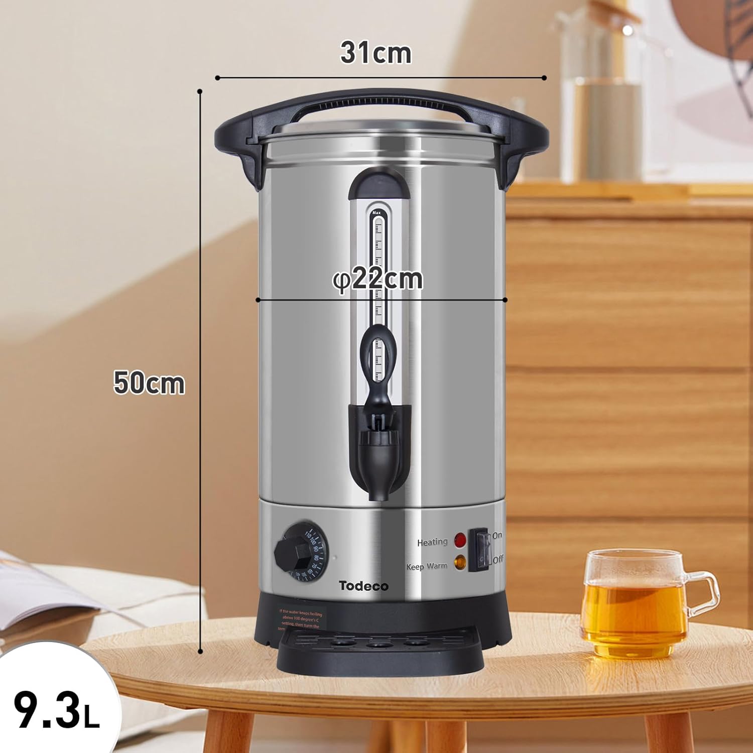 Drankendispenser 9,3 L 45 cm — 6