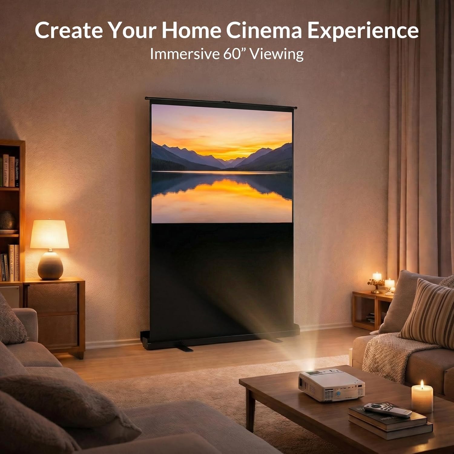 Scherm projector: draagbaar projectiescherm — 7