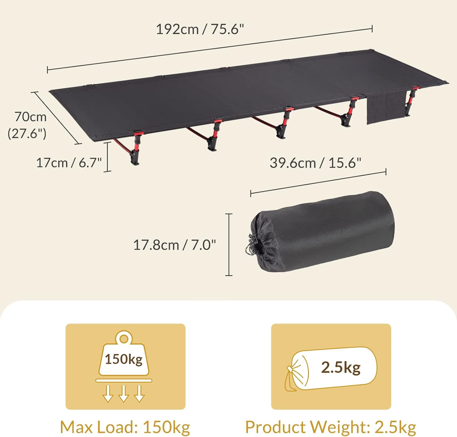 Campingbed voor campingbed matrasje — 5