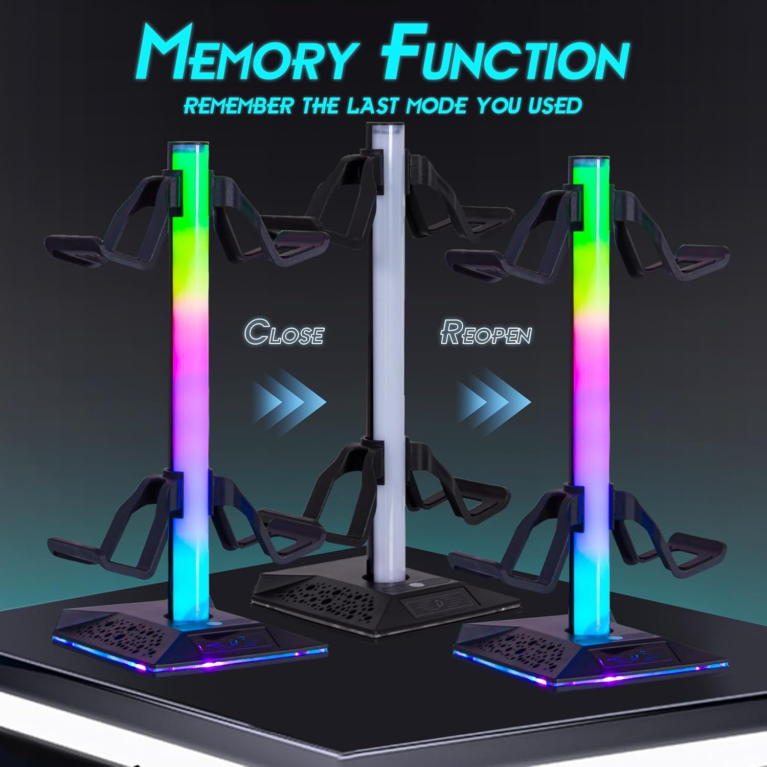 Koptelefoon standaard met RGB — 5