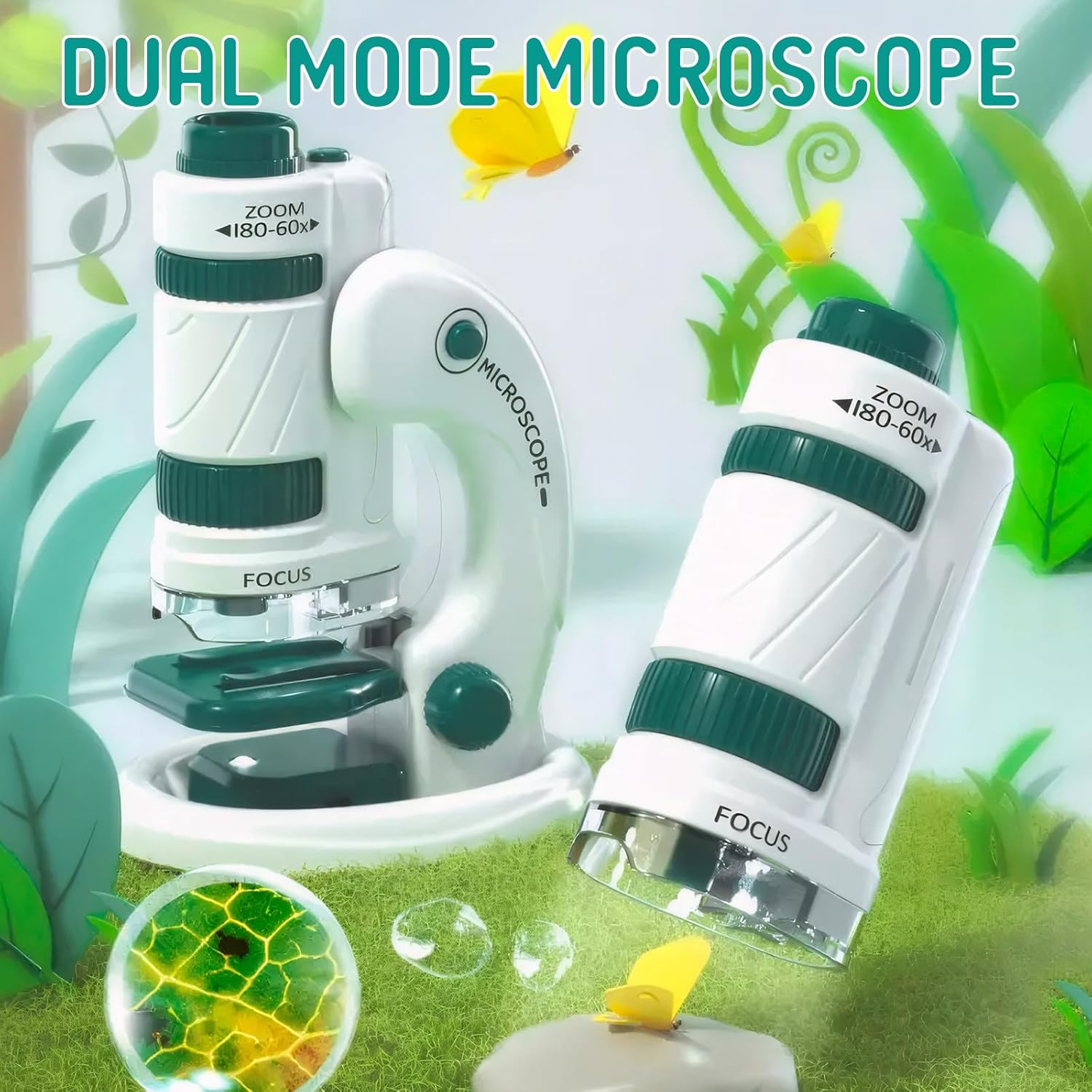 Microscoop kinderen 60x-180x met LED — 6
