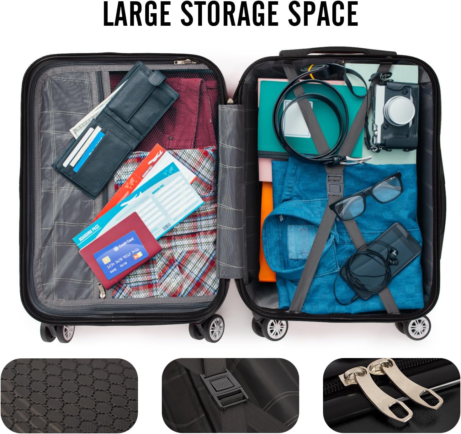 Reis koffer voor cabine 56 cm, 33 L — 2