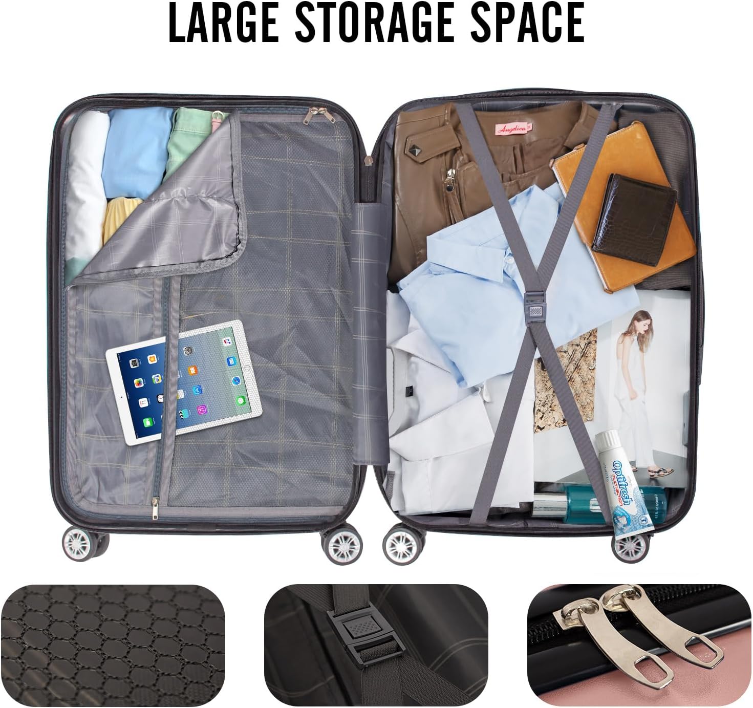 Handbagage koffer 67 cm, 58-66 L — 2