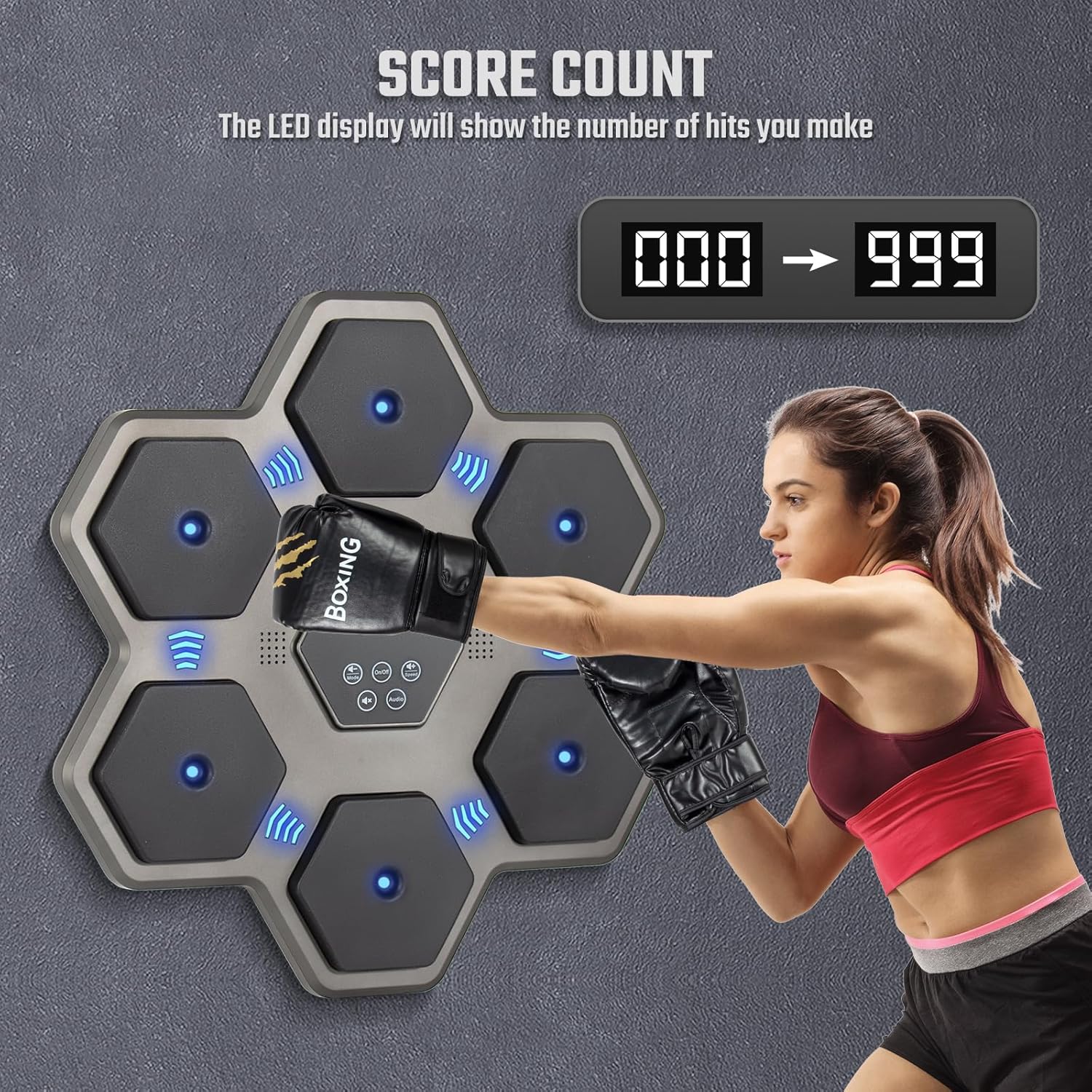 Boksmachine Hexa 45 cm – reflexen — 3