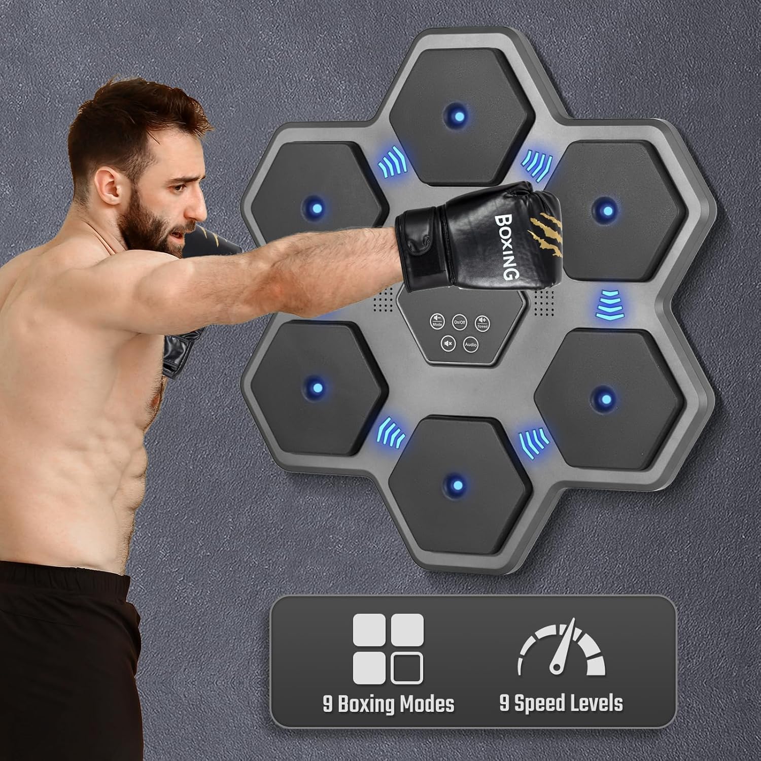 Boksmachine Hexa 45 cm – reflexen — 7