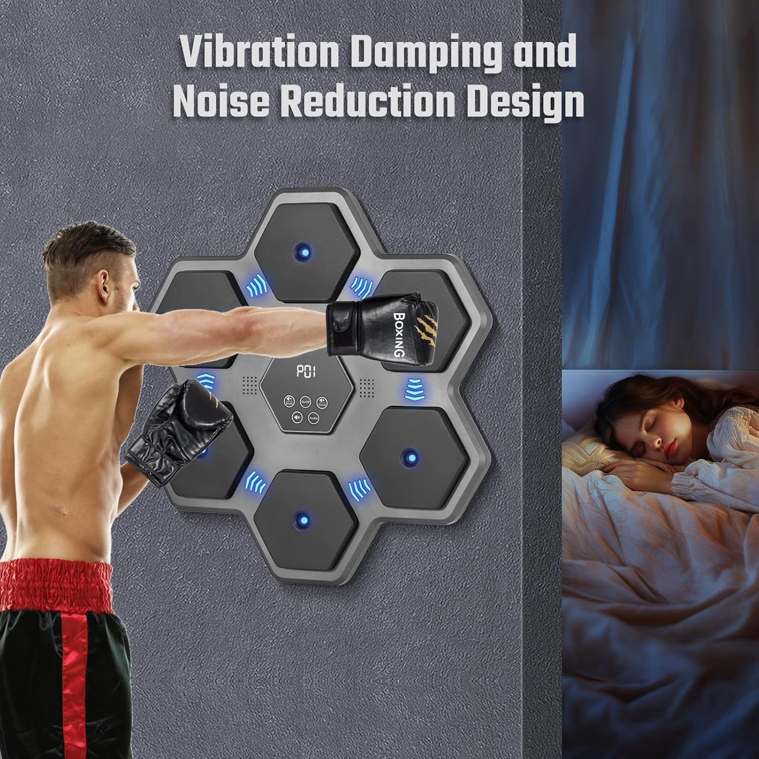 Boksmachine Hexa 45 cm – reflexen — 8