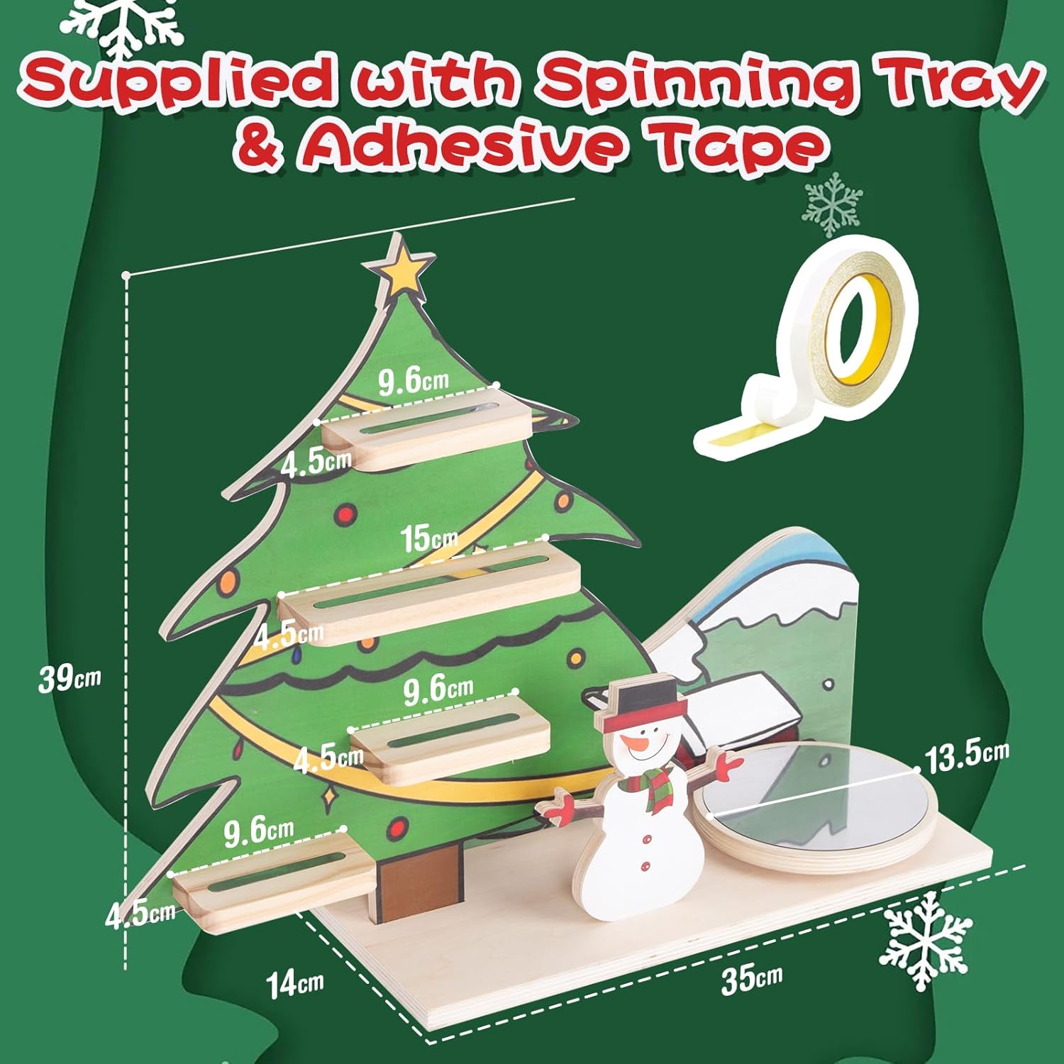 Toniebox magnetische kerstplank 40 cm — 2