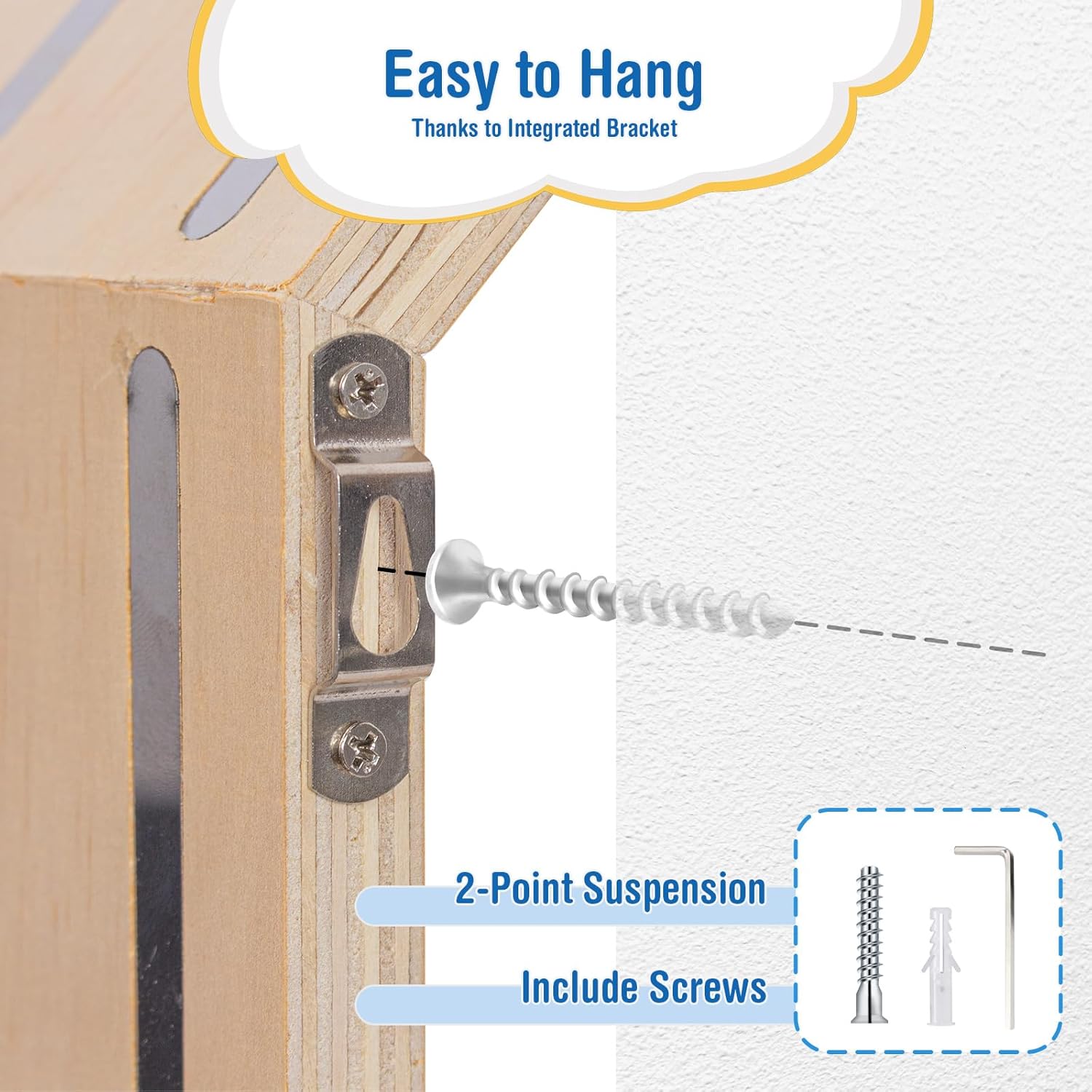Witte magnetische Tonie-wandplank 35 cm — 5