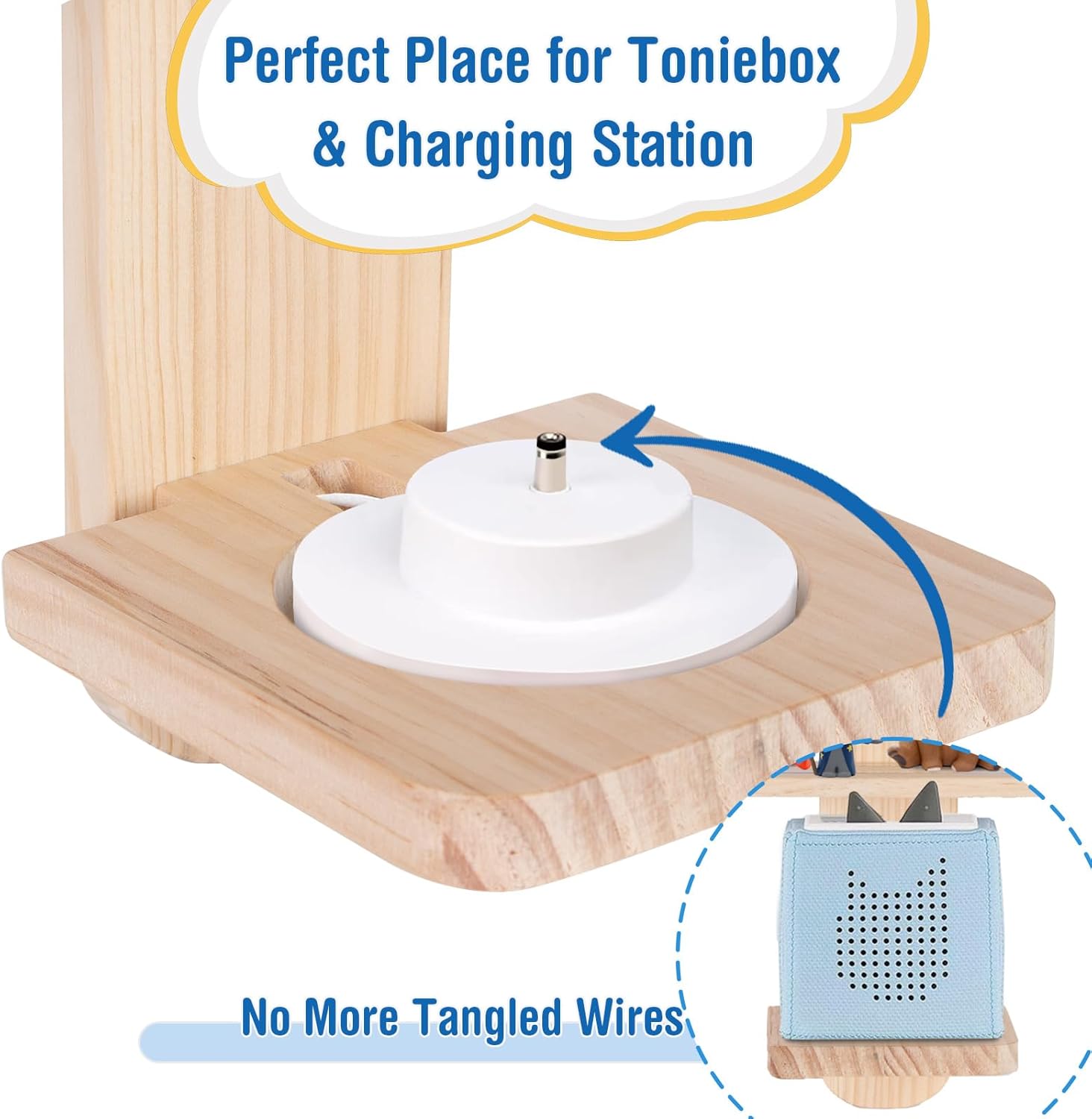 Kinderkamer wandplank Toniebox 43 cm — 4