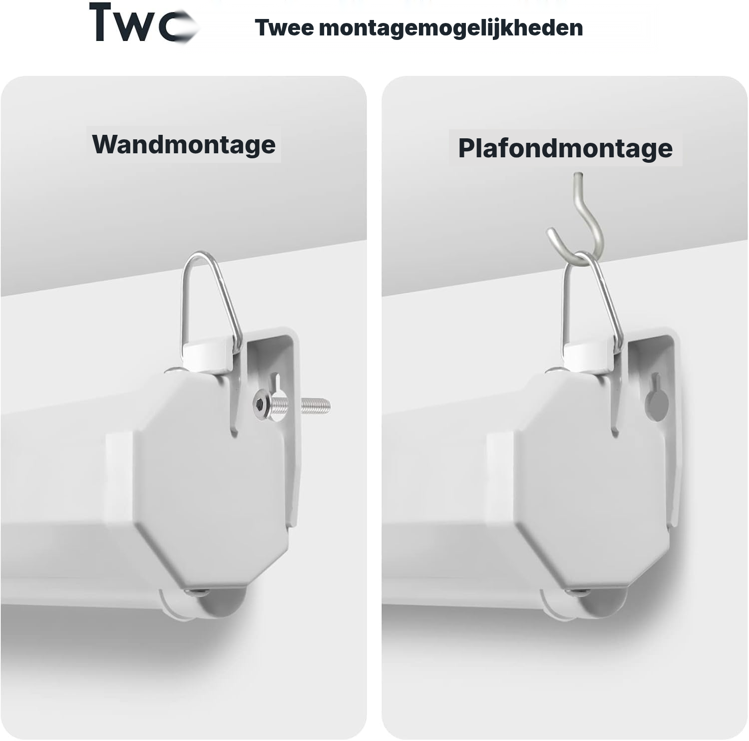 Oprolbaar projectiescherm – strak beeld — 3