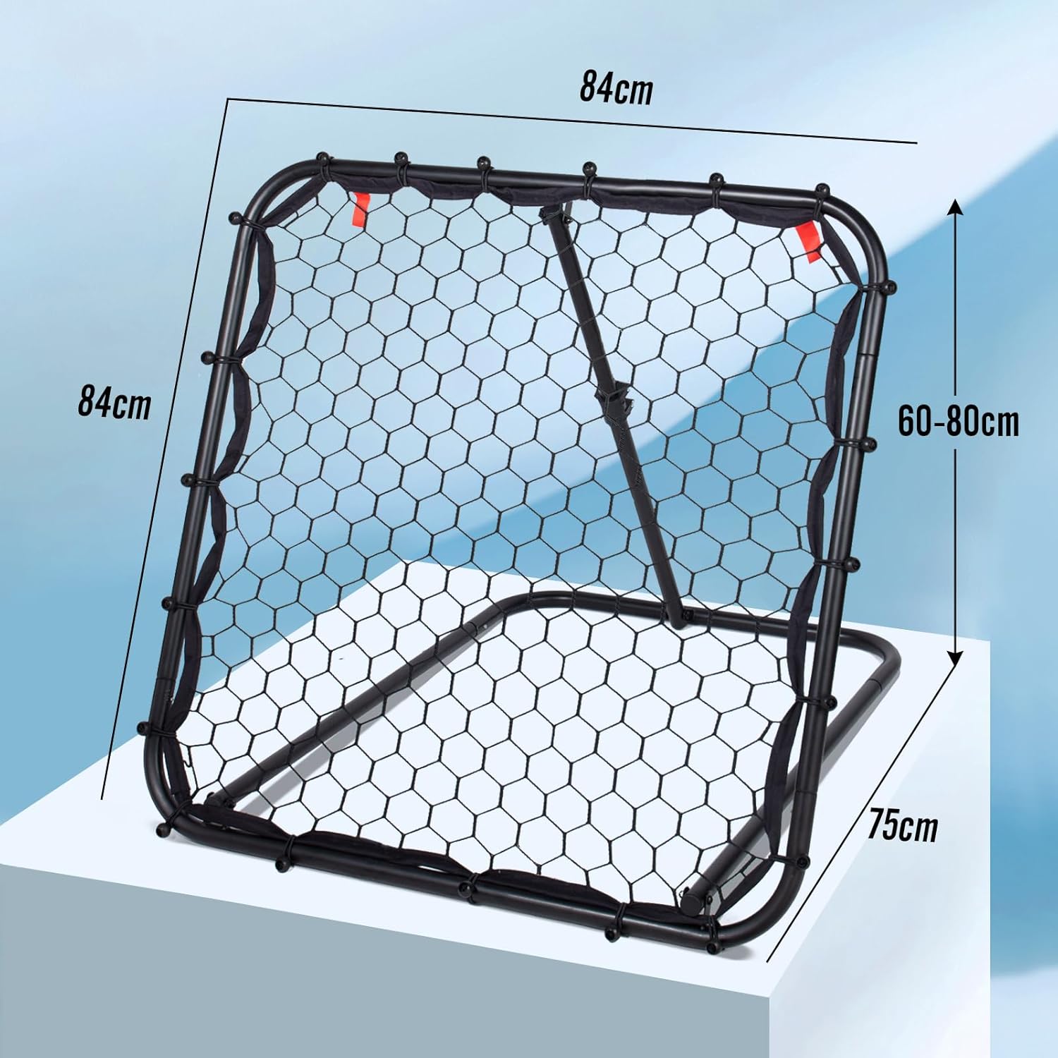 Rebounder voetbal 84 × 84 × 75 cm — 5