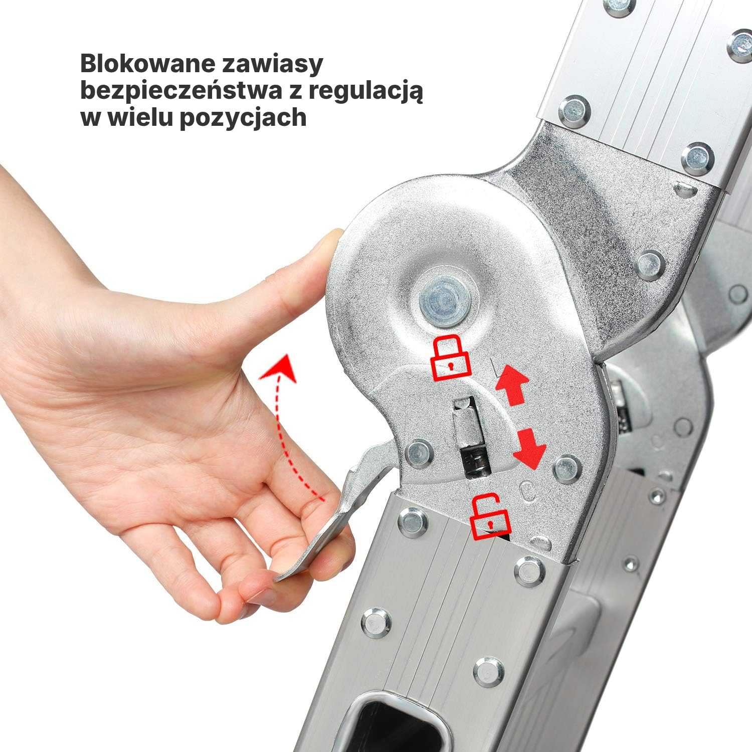 Drabina aluminiowa teleskopowa 6 w 1 – 478 cm — 3