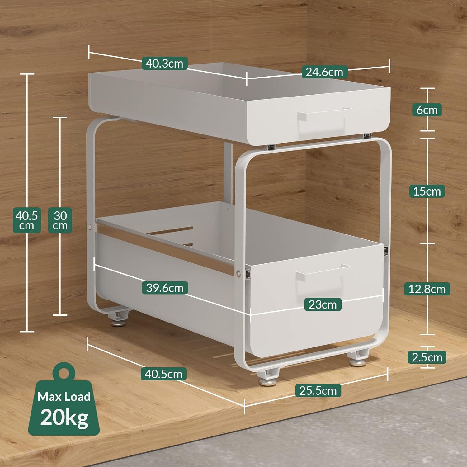 Organizer do szafki pod zlew – 2 poziomy — 2