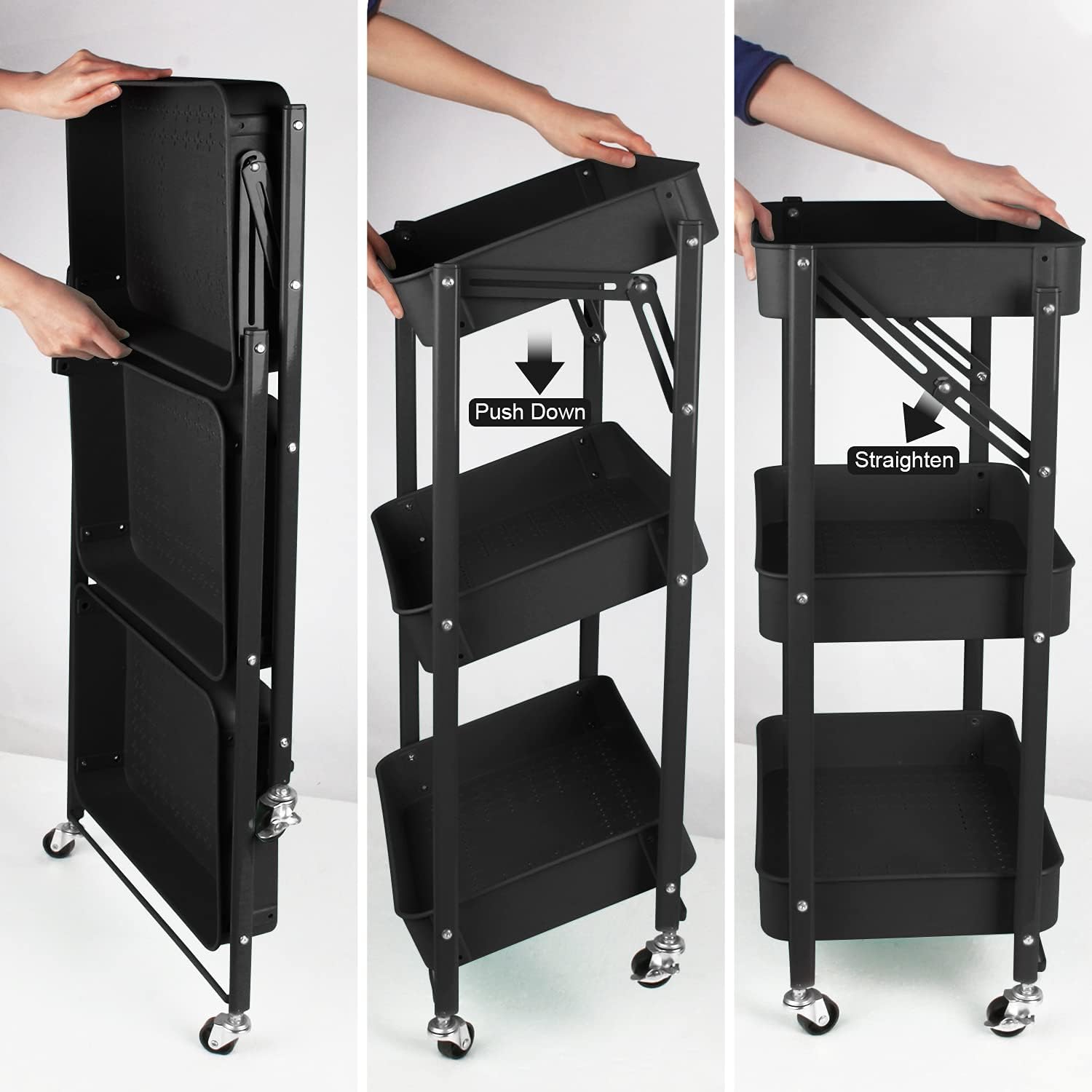 wozek transportowy skladany – 3 poziomy — 2