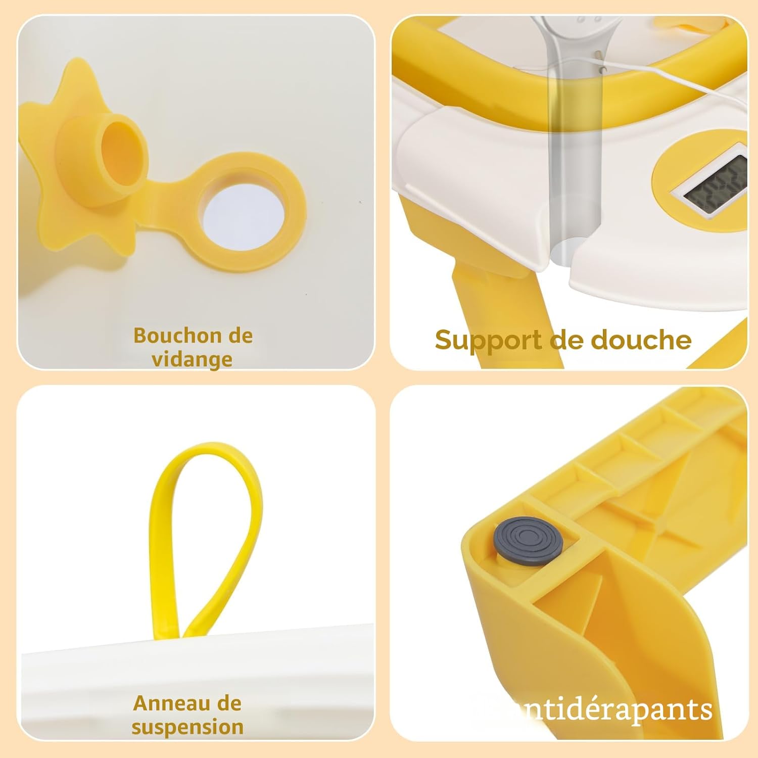 Banheira bebé dobrável — banheira bebe — 4