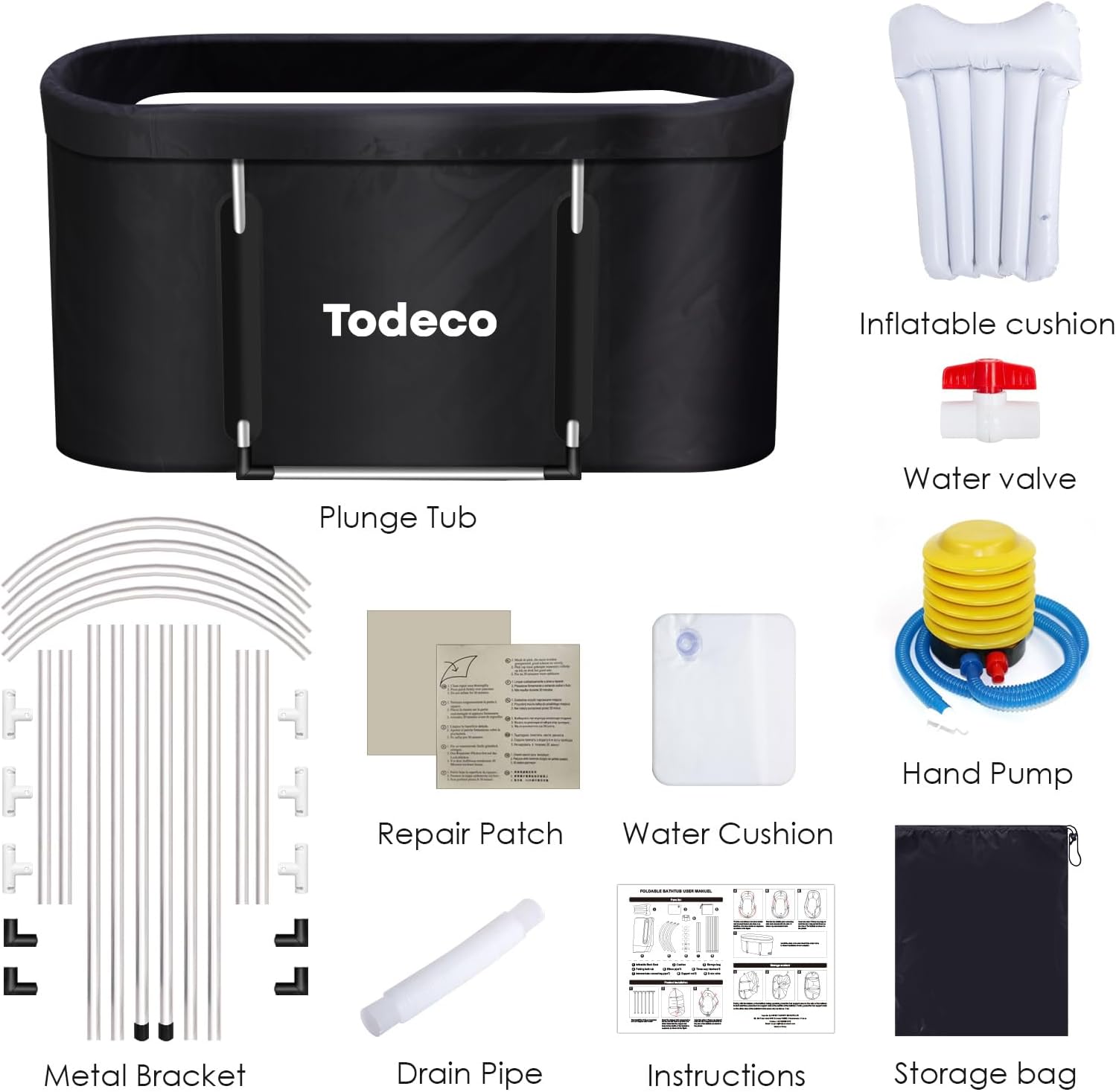 Banheira que dobra para adulto – 117 cm — 7
