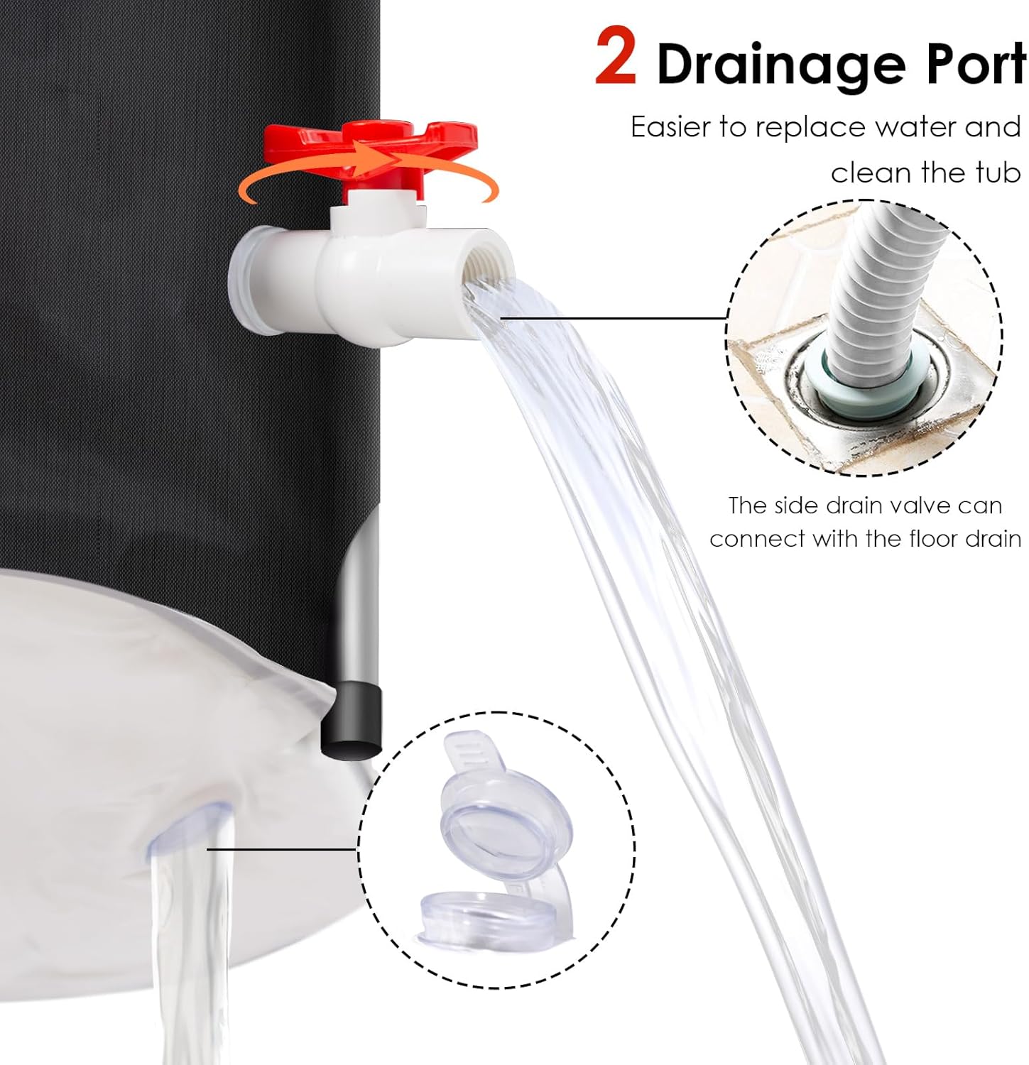 Banheira que dobra para adulto – 117 cm — 4