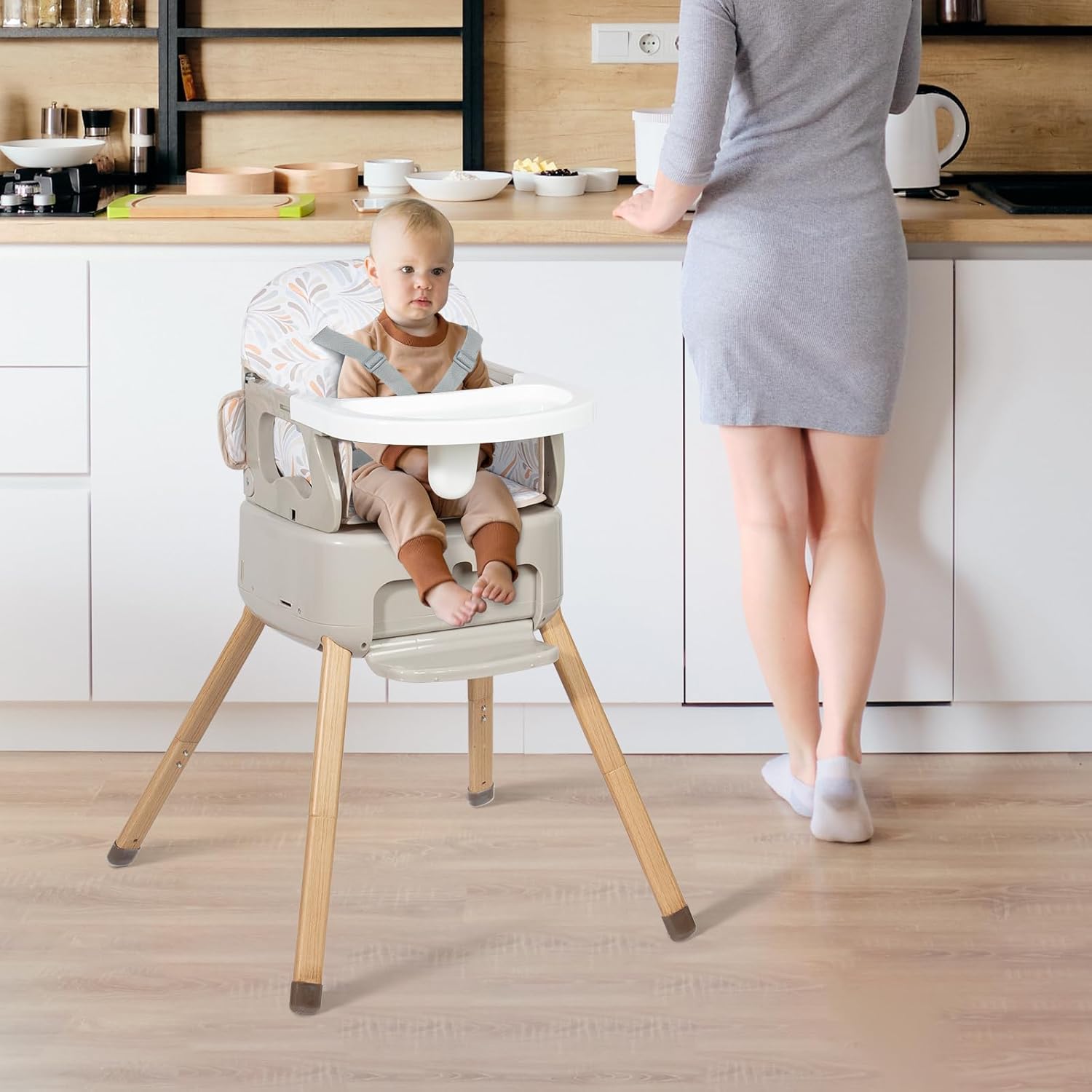 Cadeira de alimentação para bebe 4 em 1 — 8
