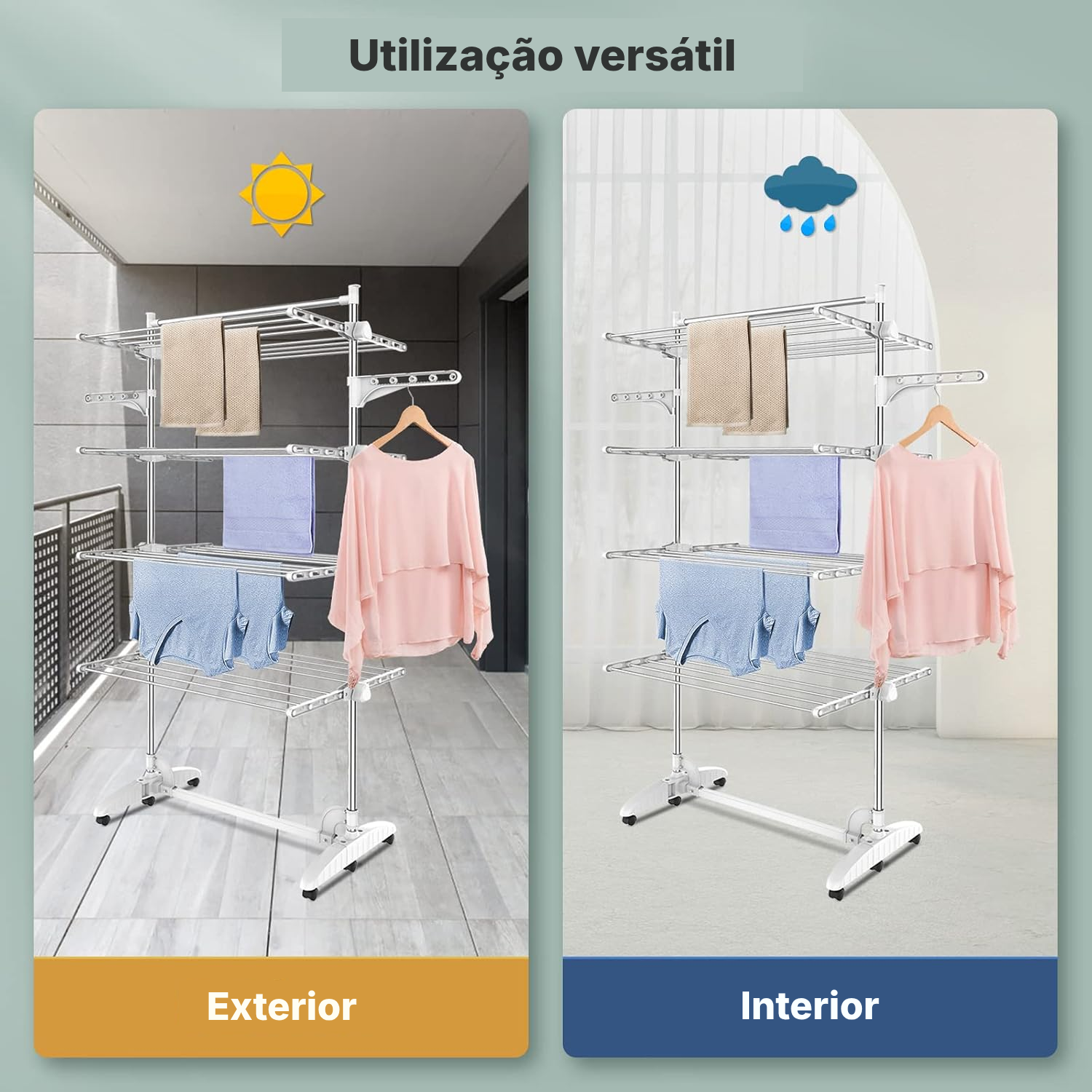 Estendal: alternativa à maquina para secar roupa — 5