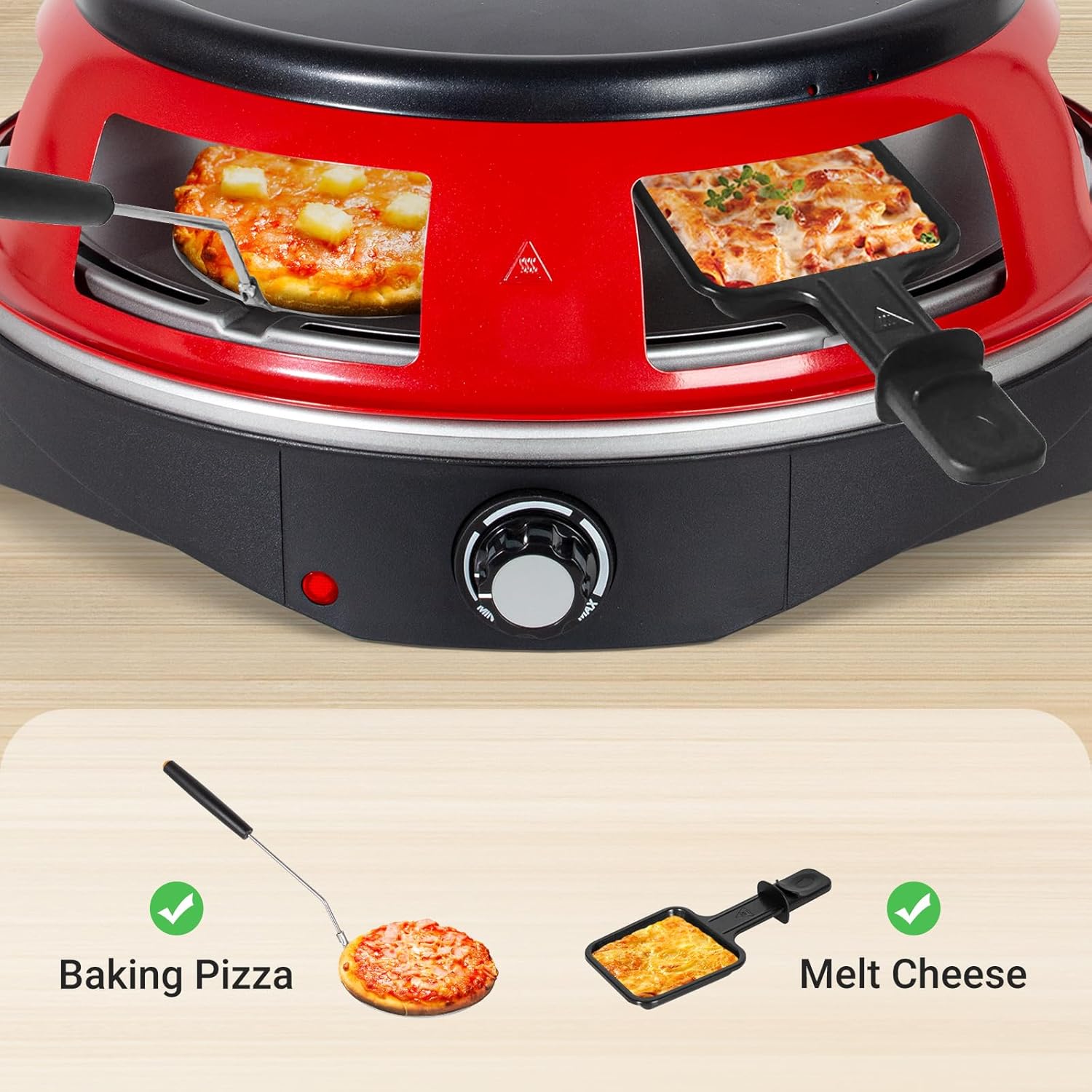 Forninho elétrico para pizza 3 em 1 — 3