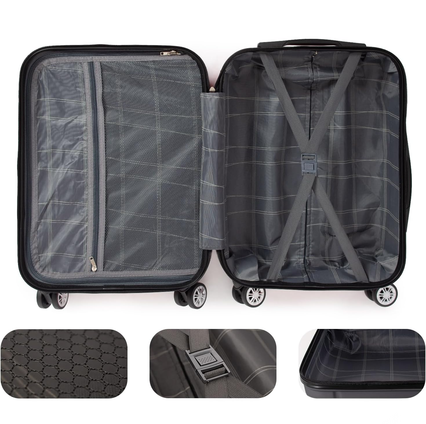 Mala de viagem rígida 63 × 44 × 25 cm — 2