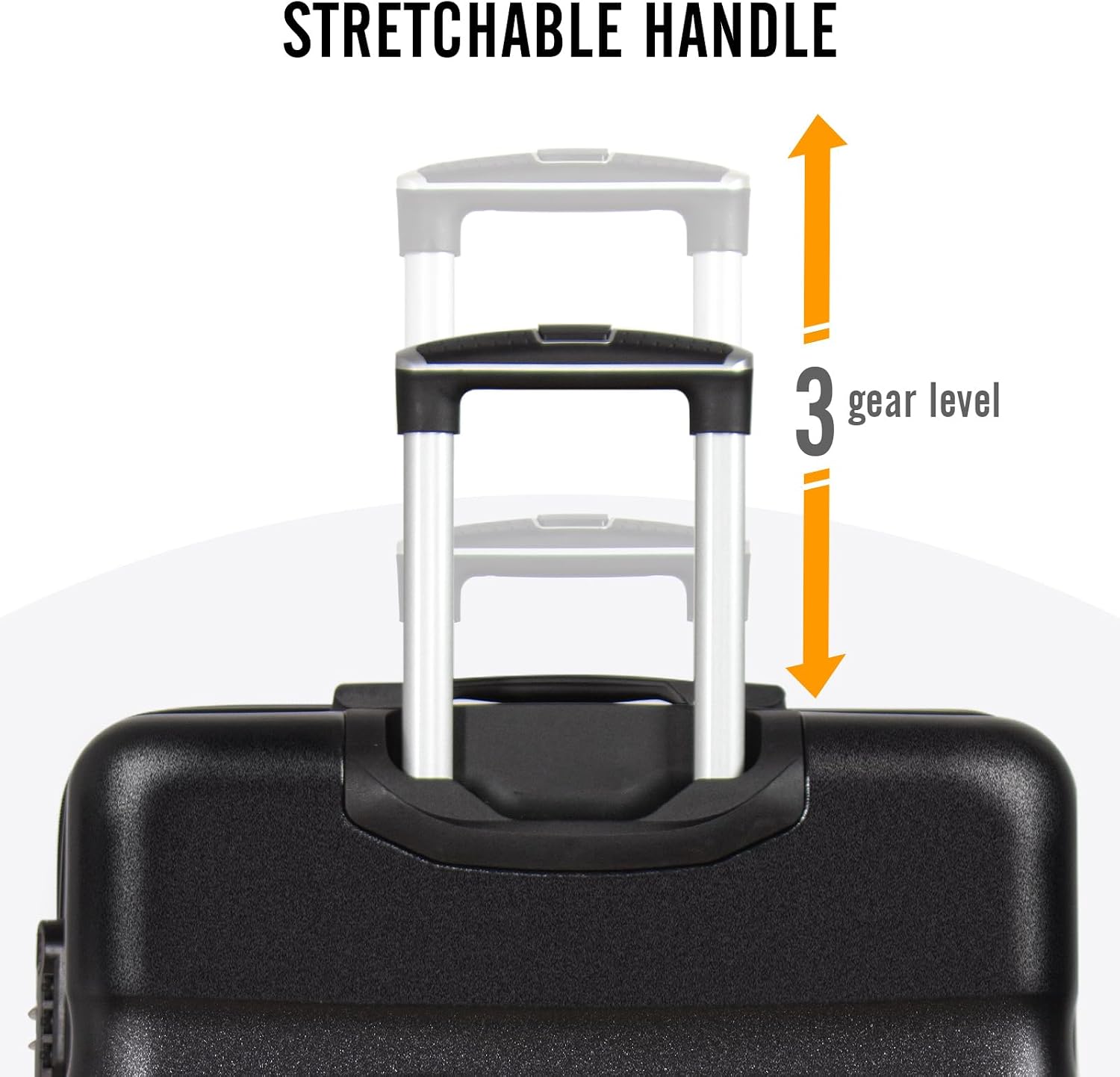 Bagagem TAP: mala rígida 78 cm preta, 80 L — 5