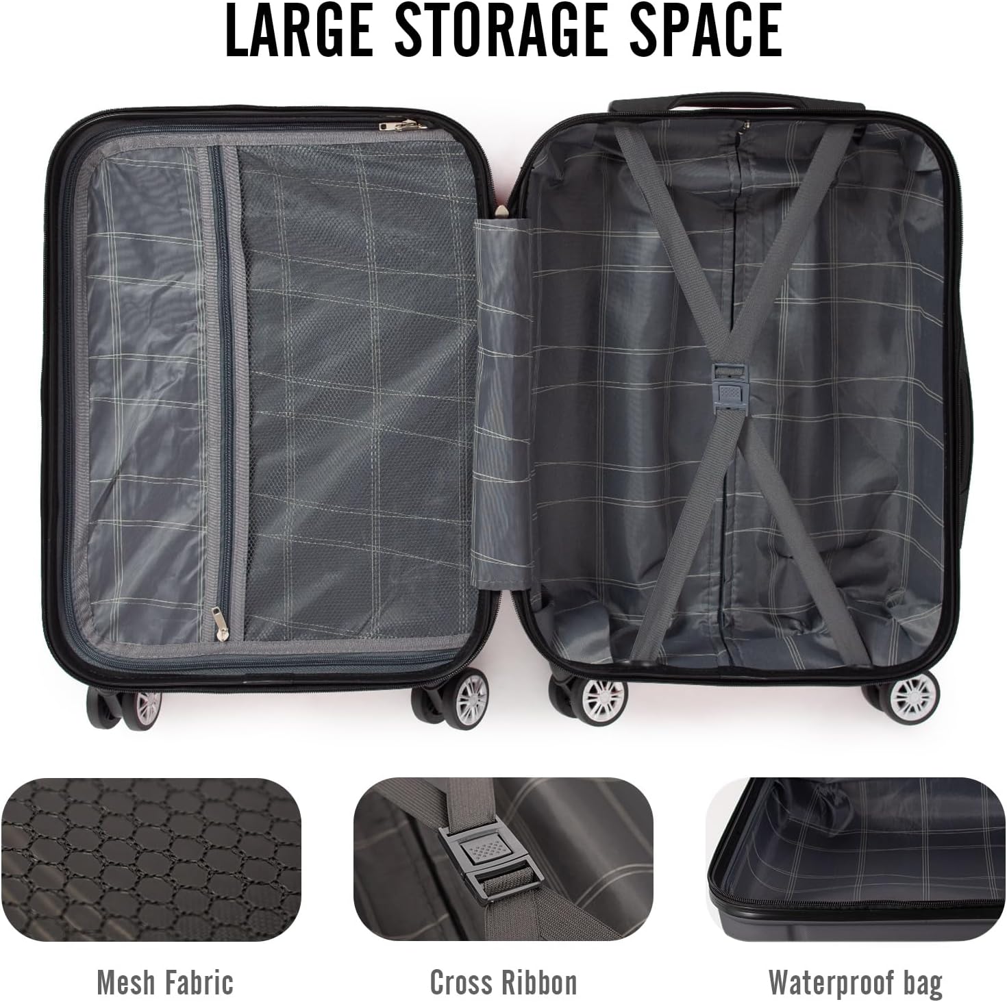 Mala de viagens cabine ABS 55 cm — 2