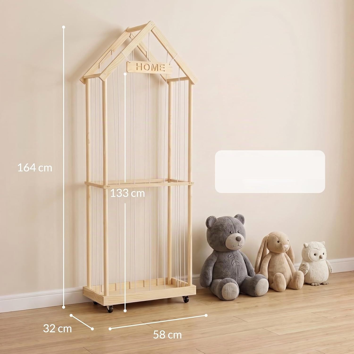 Arrumação brinquedos – 2 níveis, 164 cm — 2