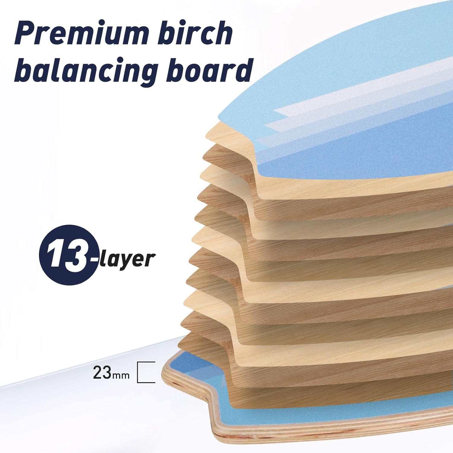 Prancha de equilíbrio 85 cm, 7 níveis — 3