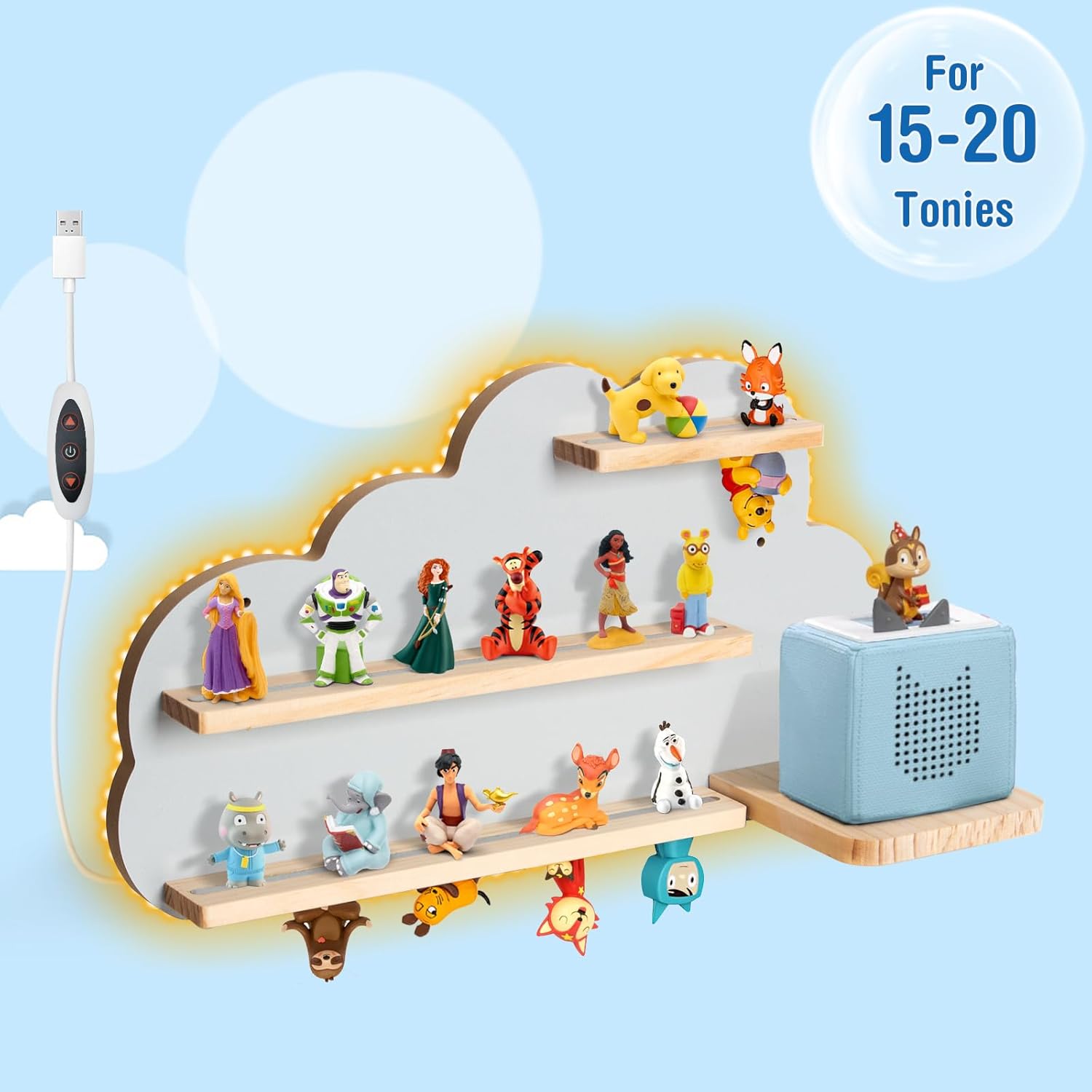 Prateleira parede metal Toniebox 60 cm — 3