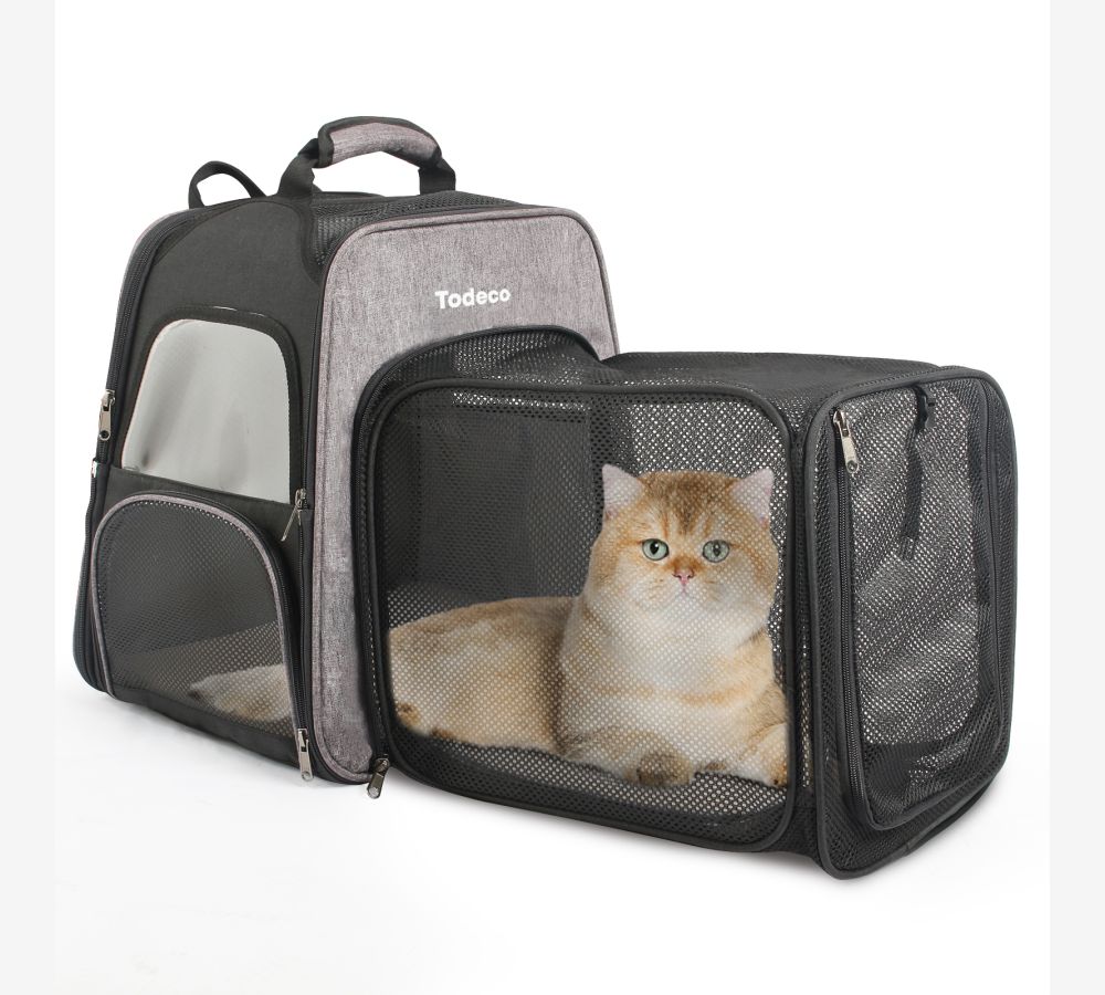 Expandable Mesh Carrier Bags for Cats and Small Dogs